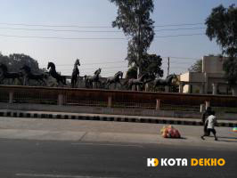 Development and beautification out side JDB college