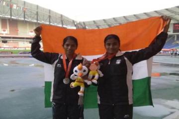 Silver medals for Poovamma and Liksy