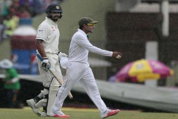 India finishes at 462/6 on day 3 of rain-hit test vs Bangladesh