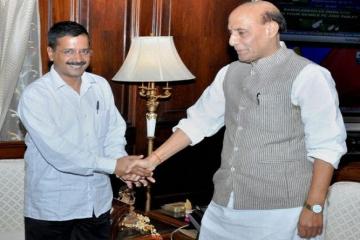 NCT Act governs Capital, Rajnath reminds Kejriwal