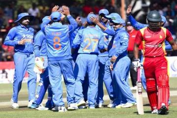 Rayudu�s unbeaten ton sets up India�s narrow win