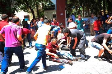 At least 28 dead in Turkey border town blast
