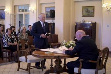 Malcolm Turnbull sworn in as Australia�s PM