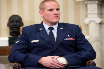 US airman who thwarted French train attack stabbed in brawl