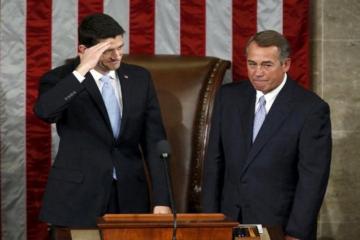 House Republicans, seeking unity, elect Ryan speaker