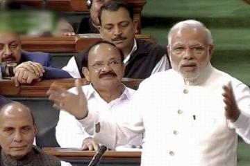 �India first� only religion of government, Constitution its only scripture: Modi