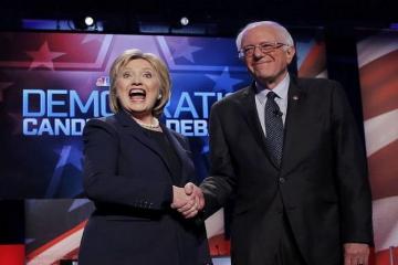 Hillary, Bernie debate who is more progressive