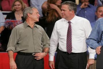 George W. Bush walks into Trump fire to rescue Jeb